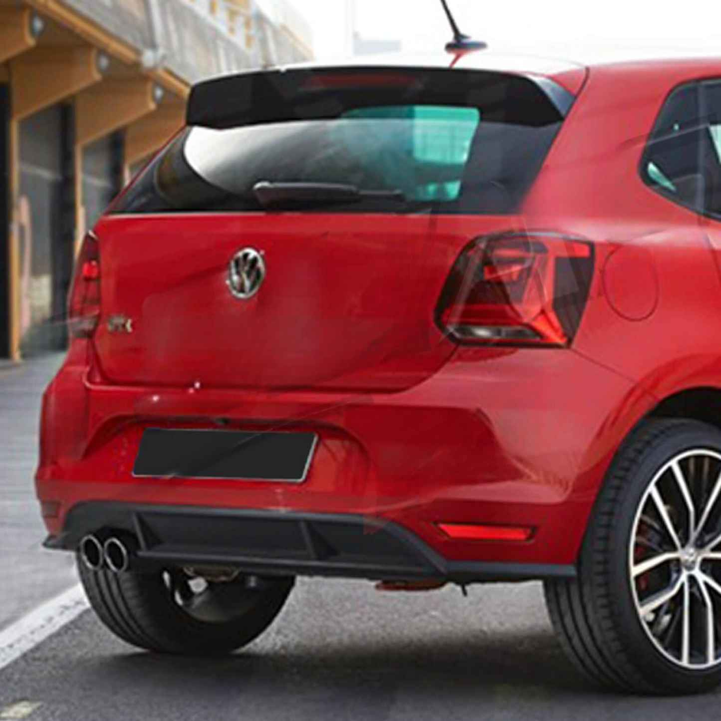 PARAURTI POSTERIORE ADATTO PER VW POLO 6R 09-14 & 6C 14-17