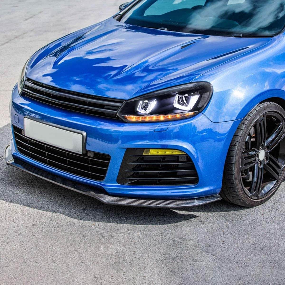 Fari a proiettore con 2 lampadine LED D2S per Volkswagen Golf 6 / MK6 2010-2014