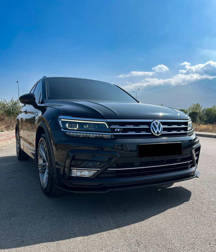 Splitter Anteriore VOLKSWAGEN Tiguan MK2 R-Line 2015-2020 Con ABE TÜV
