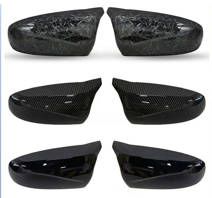 💫ART.5187 Copri Speccietti in Fibra di Carbonio Nero per BMW X5 X6 2008-2013💫
