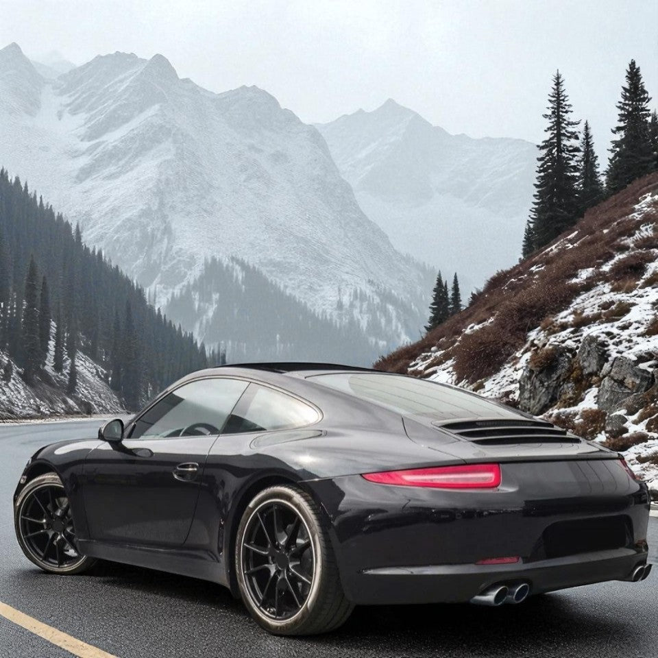💫Terminali di Scarico Doppio Tubo Lucidati per Porsche 911 991.1 (2011–2015)💫