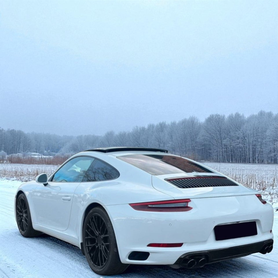 💫Terminali di Scarico Doppio Tubo Nero per Porsche 911 991.2 (2015–2019)💫