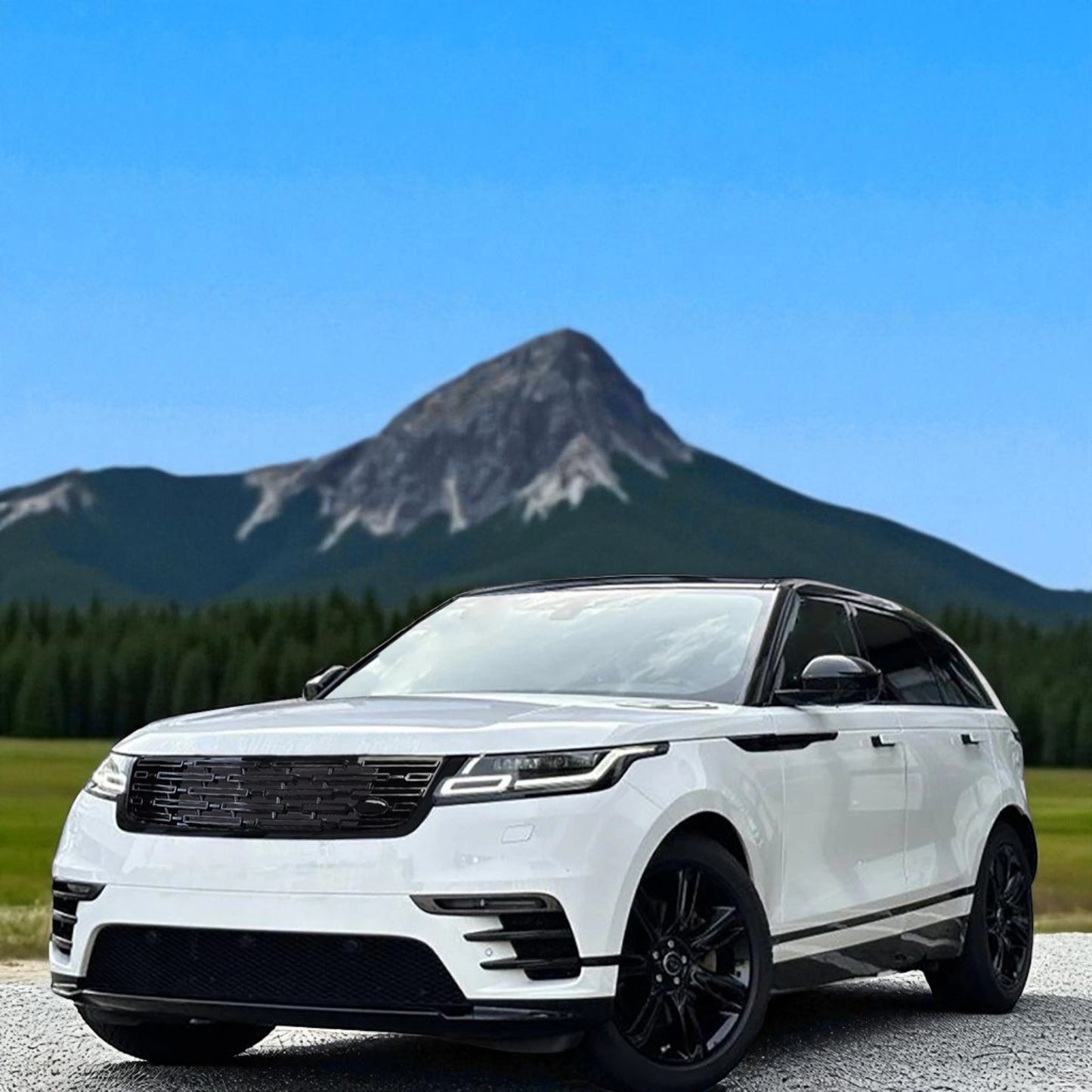 💫Griglia Anteriore Look Upgrade Nero Lucido per Range Rover Velar L560 💫
