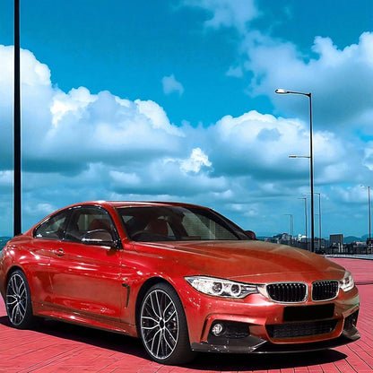 💫Spoiler Anteriore Labbro Paraurti Sport Look Carbonio per BMW Serie 4 F32 💫
