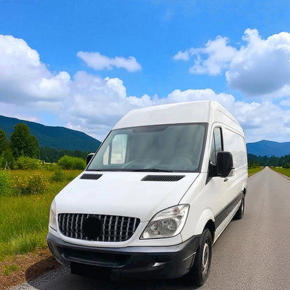 💫Griglia Sportiva Nero Lucido con Dettagli Cromati per Mercedes Sprinter W906💫