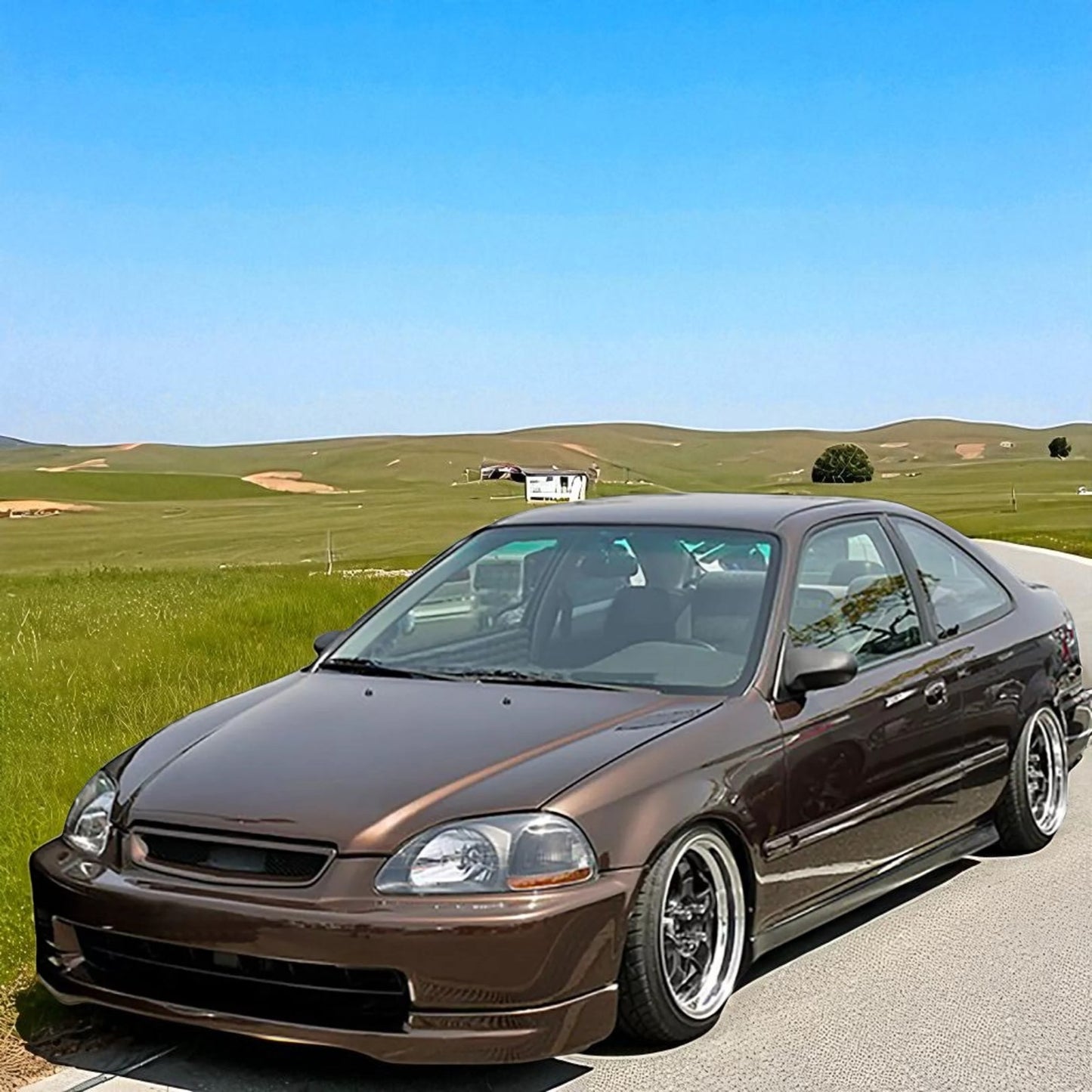 💫  Griglia Sportiva Senza Stemma per Honda Civic EJ / EK / EM1 1995–1998💫