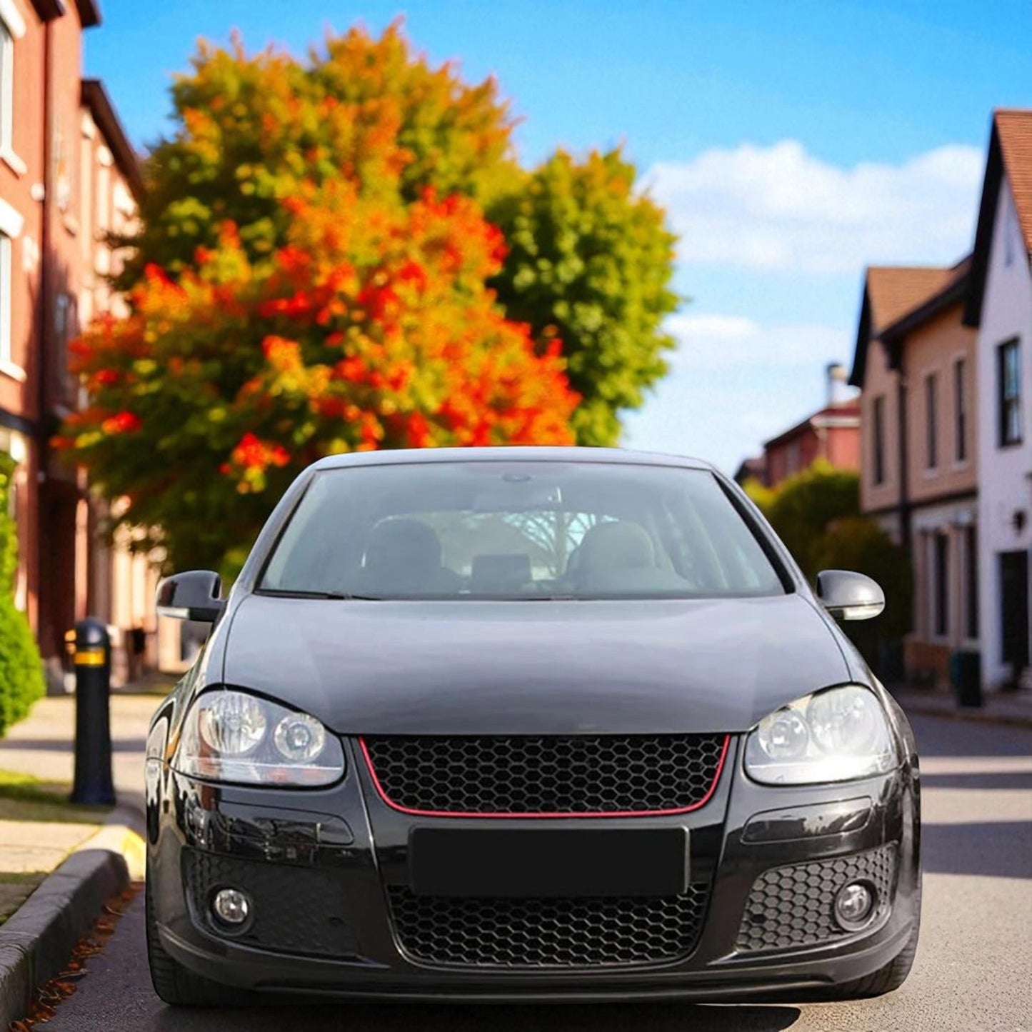 💫 Griglia Sportiva a Nido d'Ape senza Stemma per VW Golf 5 GTI 2003–2009 💫