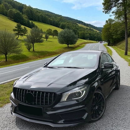 💫Calandra Sportiva Cromo Nero Lucido per Mercedes CLA C117 Prefacelift 13-16💫