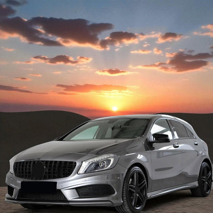 💫 Griglia Sportiva Nera Lucida per Mercedes Classe A W176 (2012–2015)💫