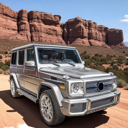 🎀 Pedane in Acciaio Inox Stile OE per Mercedes Classe G W463 (1989–2015)🎀
