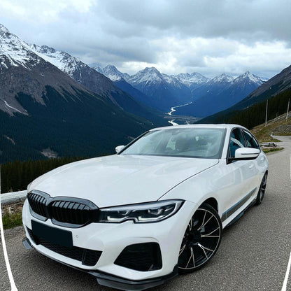 🎀Kit Bodykit Spoiler Anteriore + Posteriore + Davanzali per BMW Serie 3 G20 🎀