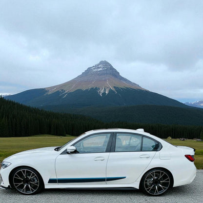 🎀Kit Bodykit Spoiler Anteriore + Posteriore + Davanzali per BMW Serie 3 G20 🎀