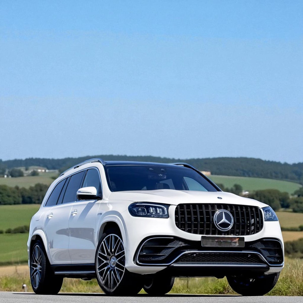 🎀Griglia Sportiva Panamericana GT Nero Lucido per Mercedes GLS X167 Facelift 🎀