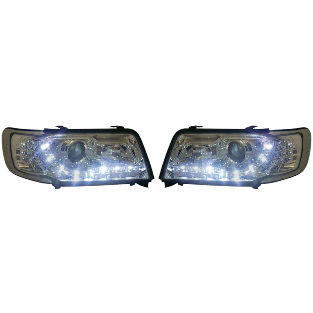 💫ART.3060 Set Fari Anteriori (DRAGON-LIGHTS) per Audi 100 90-94💫