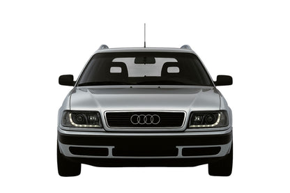 💫ART.3065 Fari Anteriori DRAGON-LIGHTS (nero) Audi 80 Lim/Avant (B4) 91-94💫