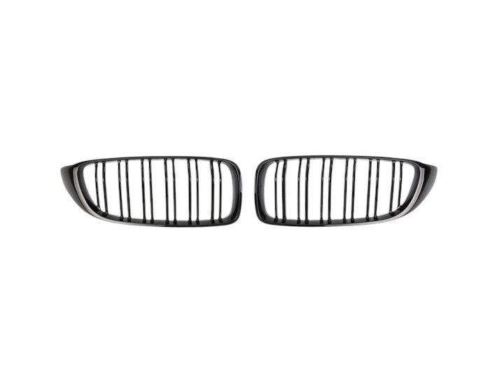 🔥ART.2758 Griglia Sportiva Doppia Lamella Nero Lucido per BMW F32 / F33 / F36🔥