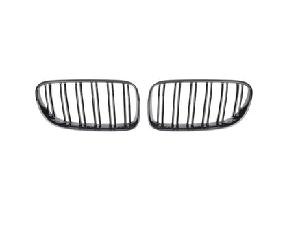 🔥ART.2669 Griglia Sportiva Doppia Lamella Nero Lucido per BMW Serie 3 E92 🔥