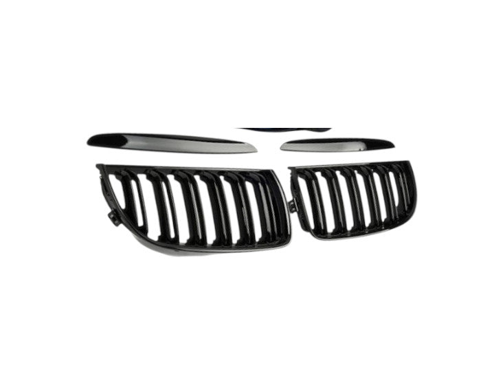 🔥ART.2759 Griglia Sportiva Doppia Lamella Nero Lucido per BMW Serie 3 E90 🔥