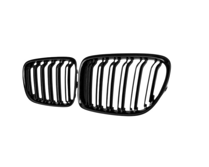 🔥ART.2708 Calandra Sportiva Doppia Lamella Nero Lucido per BMW X1 E84 🔥