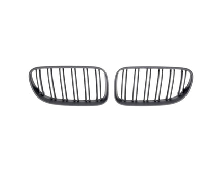 🔥ART.2668 Griglia Sport Doppia Lamella Piatta Nera per BMW E92 E93 (2010–2013🔥