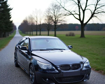 🎀Griglia Sportiva Nero Lucido a Barra Singola per BMW Serie 5 E60 E61🎀