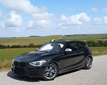 🎀Griglia Nera Lucida a Barra Singola per BMW Serie 1 F20 F21 2011-2015🎀