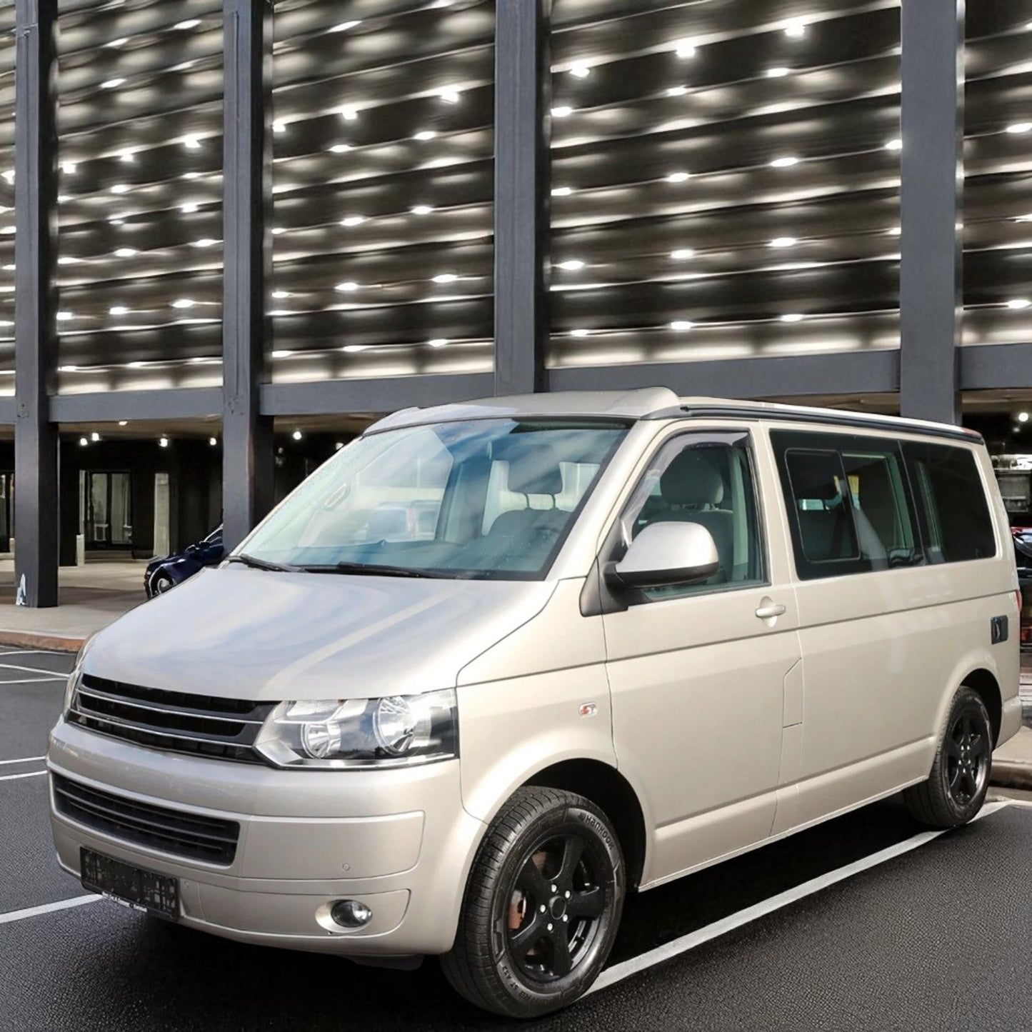 💫Parabrezza Deflettore Pioggia Nero Fumé per VW Bus T5 T6 (dal 2003 in poi) 💫