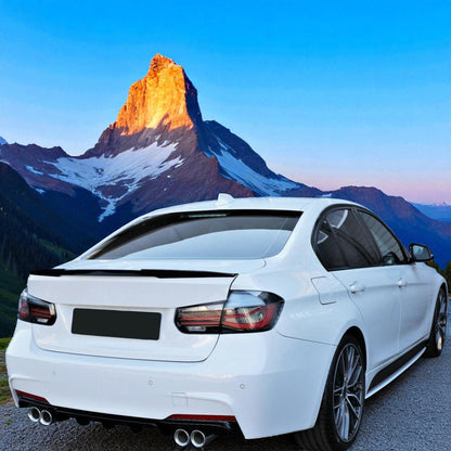 💫Terminali di Scarico Duplex Look Nero – Adatti per BMW Serie 3 F30 💫