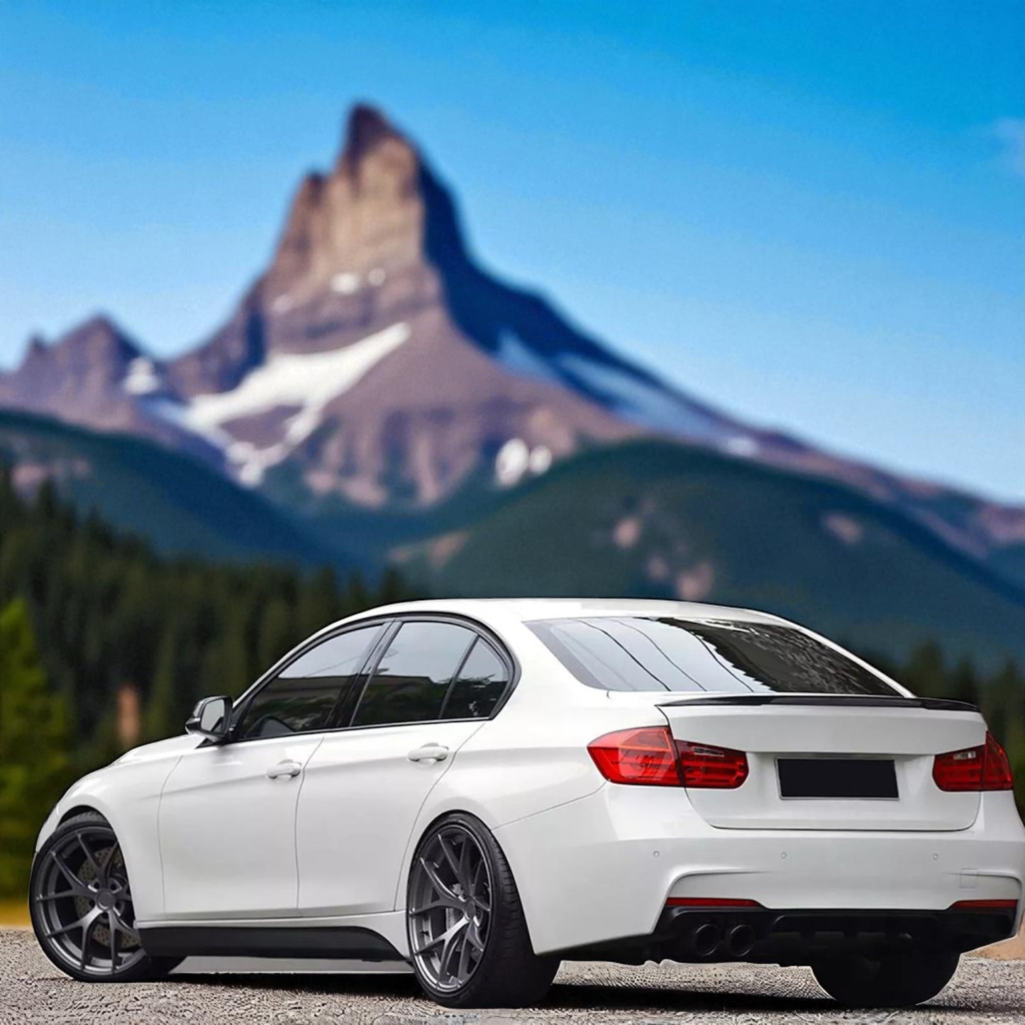 💫 Diffusore Posteriore Performance Nero Lucido adatto per BMW Serie 3 F30 💫