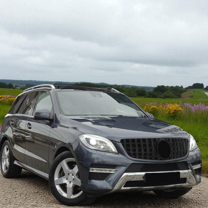 💫Griglia Anteriore Sportiva Nero Lucido per Mercedes-Benz ML W166 (2011–2015)💫
