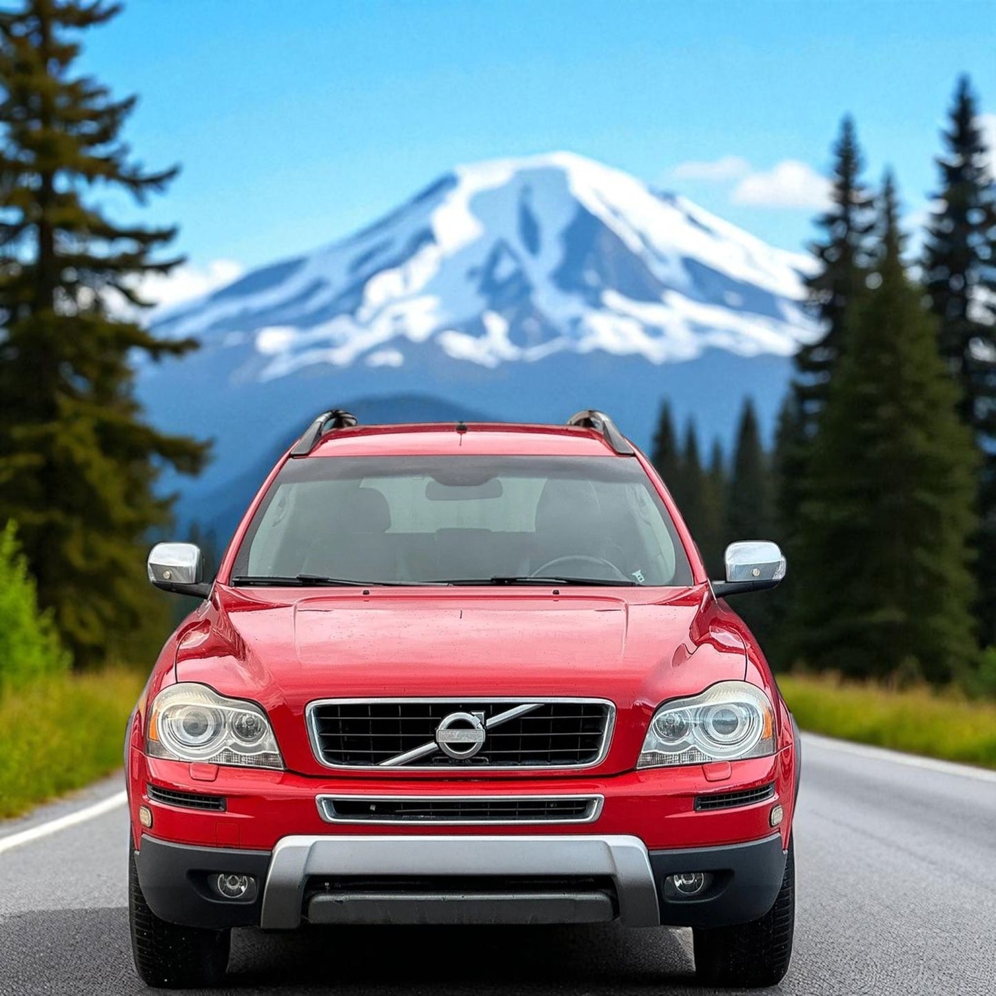 💫 Griglia Anteriore (Kühlergrill) Nero Lucido per Volvo XC90 I (2002–2014)💫