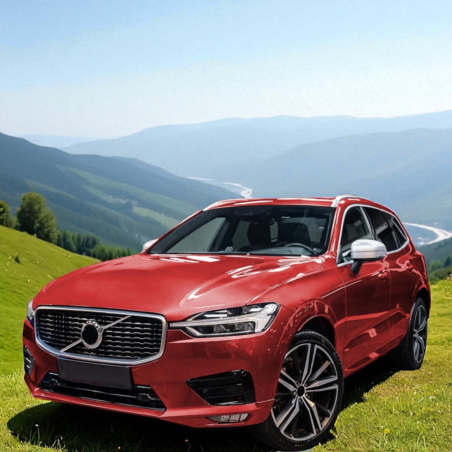 💫 Griglia Sportiva Anteriore Nero Lucido per Volvo XC60 II (dal 2017 in poi)💫