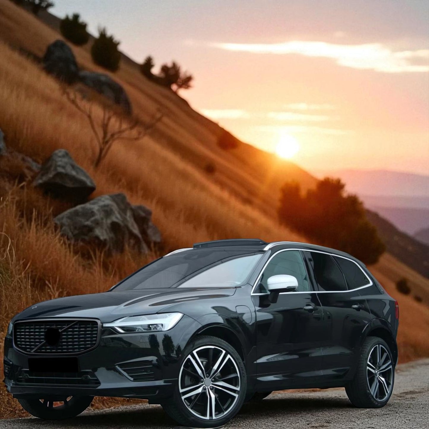 💫 Griglia Anteriore Sportiva Nero Lucido per Volvo XC90 II (2015–2019)💫