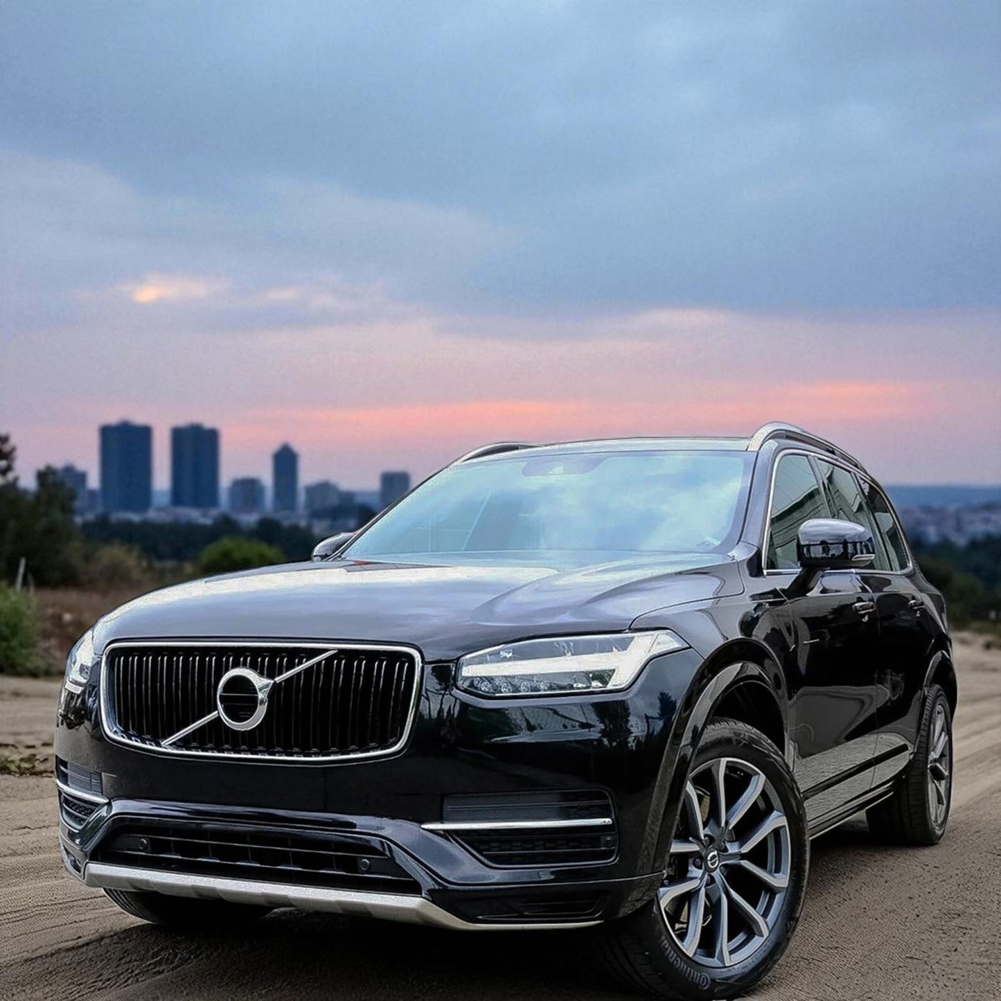 💫Griglia Anteriore Nero Lucido per Volvo XC90 II (2015–2019)💫