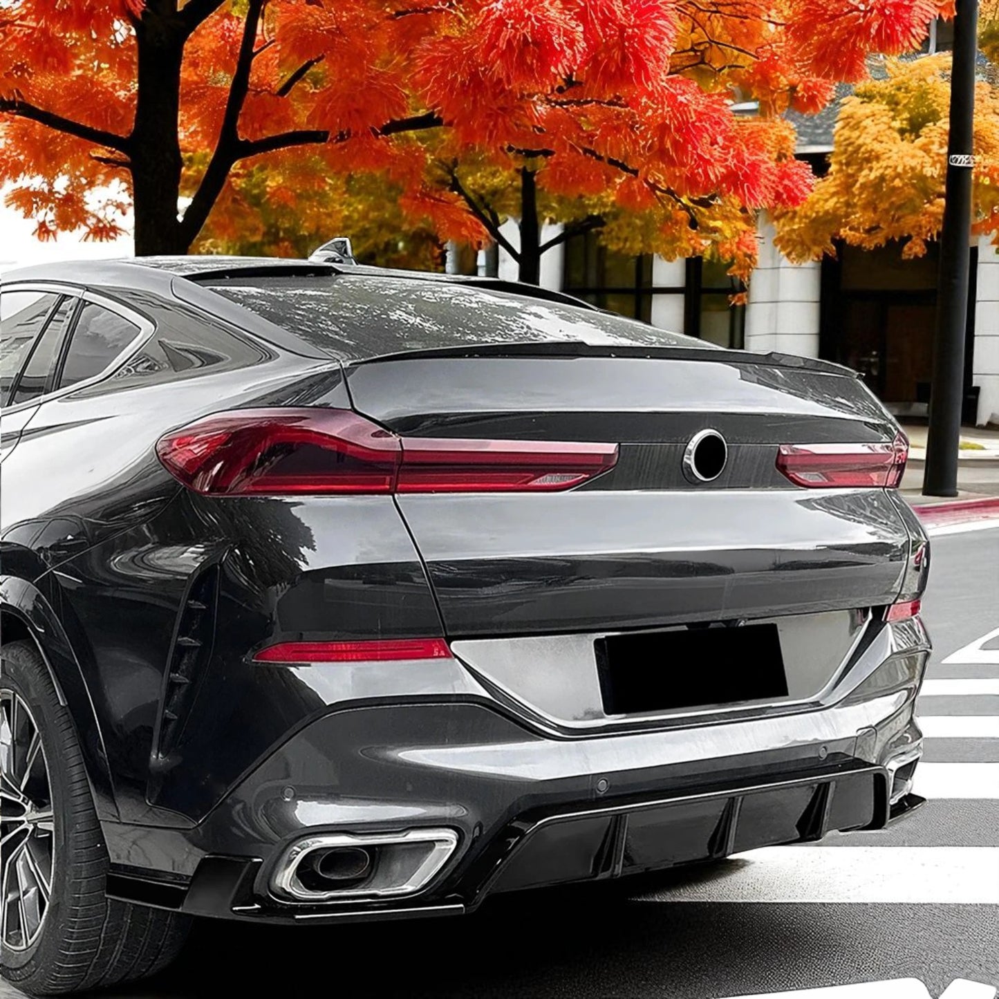 💫  Diffusore Posteriore Performance Nero Lucido per BMW X6 G06 (dal 2019) 💫