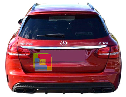 💫ART.3113 Spoiler Mercedes W205 SW Look AMG Nero lucido💫