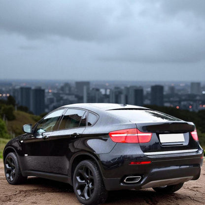💫Terminali di Scarico Quadrati M50 Look in Acciaio Inossidabile per BMW X6💫