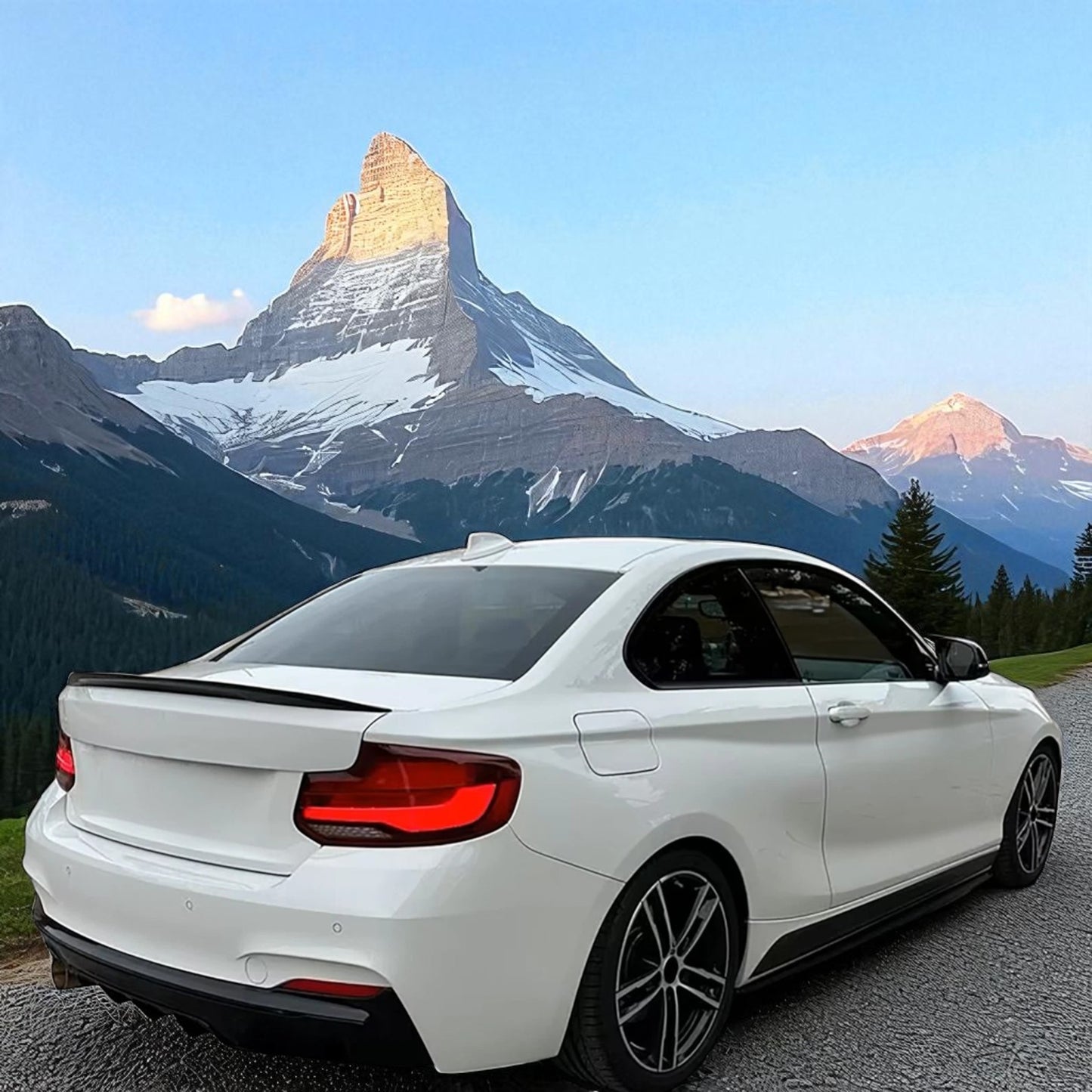 💫Diffusore Posteriore Performance Nero Lucido per BMW Serie 2 F22💫