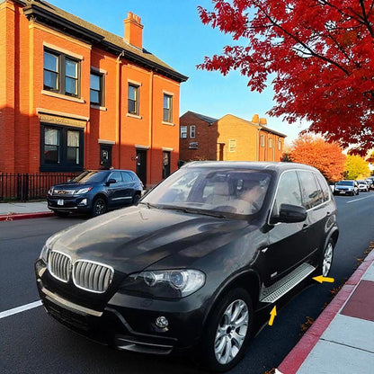 💫Pedane Laterali in Alluminio OE Style con ABE per BMW X5 E70 (2006–2013)💫