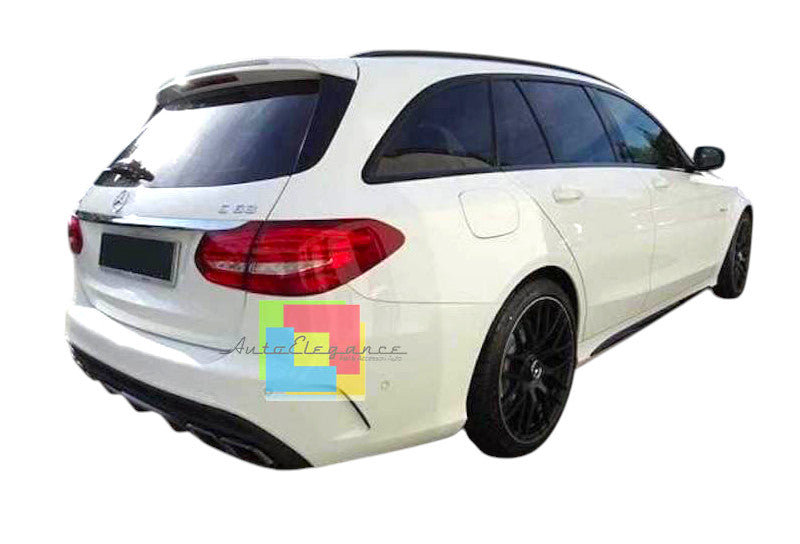 💫ART.3113 Spoiler Mercedes W205 SW Look AMG Nero lucido💫