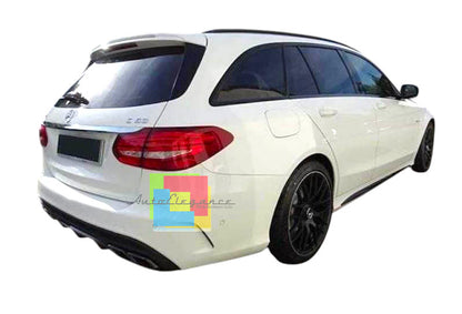 💫ART.3113 Spoiler Mercedes W205 SW Look AMG Nero lucido💫