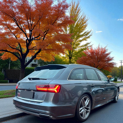 💫 Spoiler Posteriore Performance Nero Lucido per Audi A6 C7 Avant (4G )💫