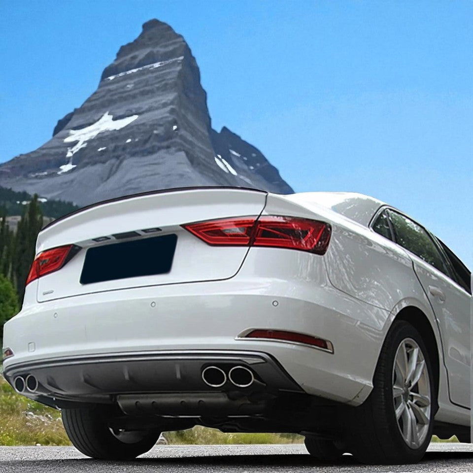 💫Diffusore + Scarico 4 Tubi per Audi A3 8V 2013–2016 S-Line💫