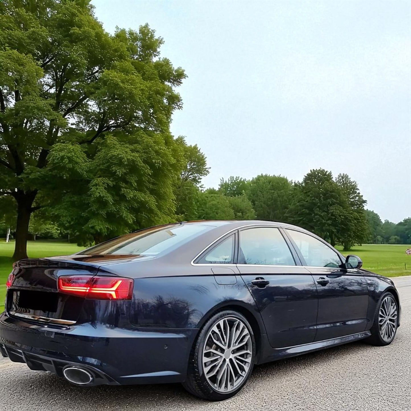 💫Diffusore + Terminali Cromati Audi A6 C7 11–18 S-Line💫
