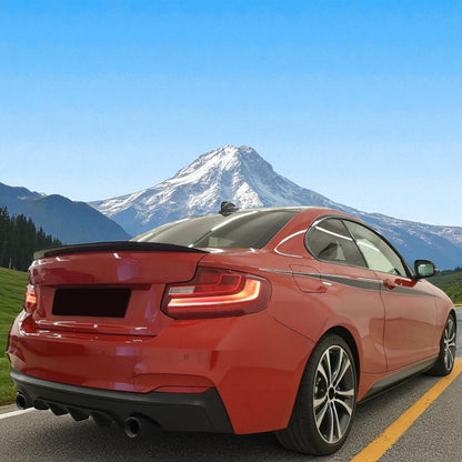 💫 Diffusore Posteriore Nero Opaco Performance per BMW Serie 2 F22/F23 💫