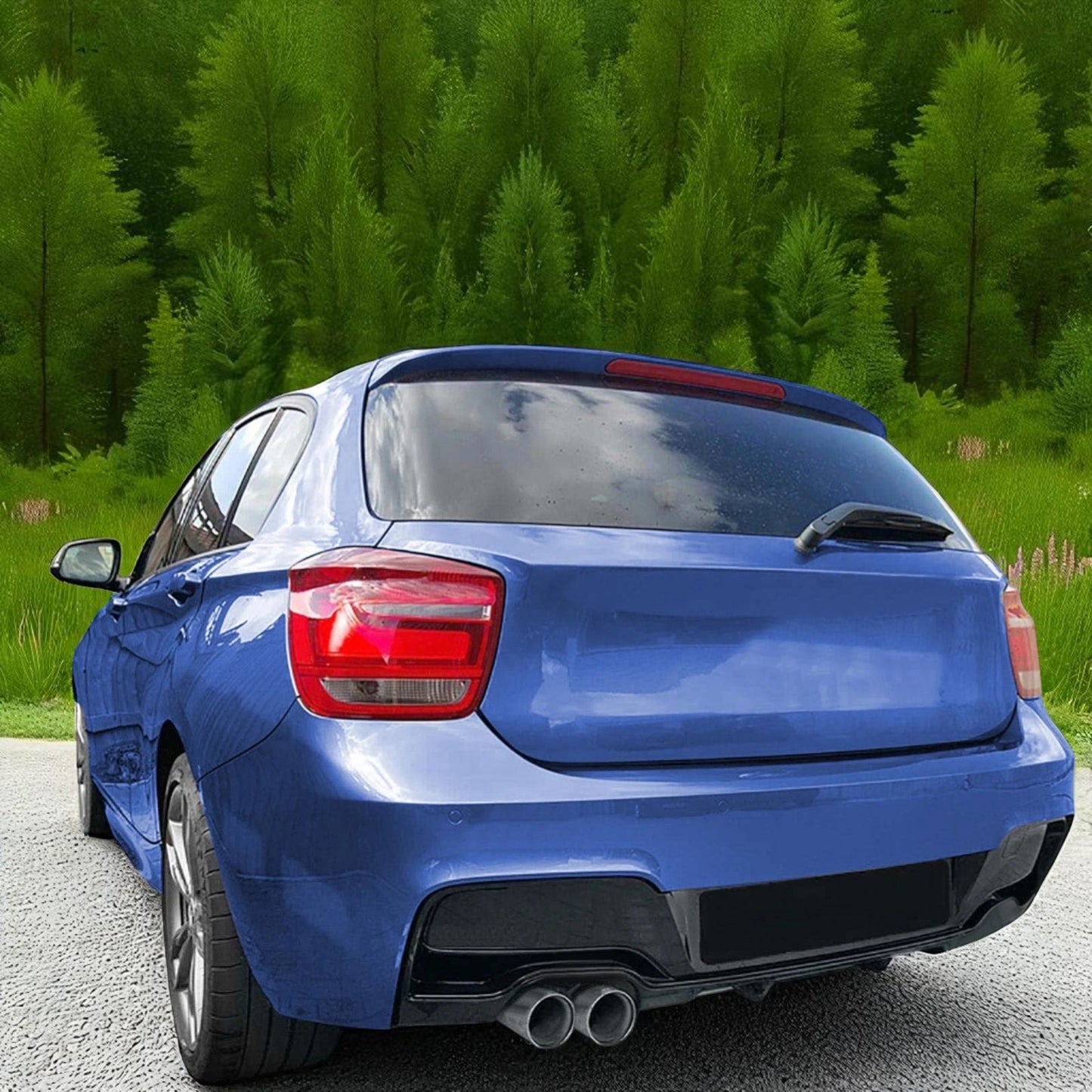 💫 Diffusore Posteriore Performance Nero Lucido per BMW Serie 1 F20💫