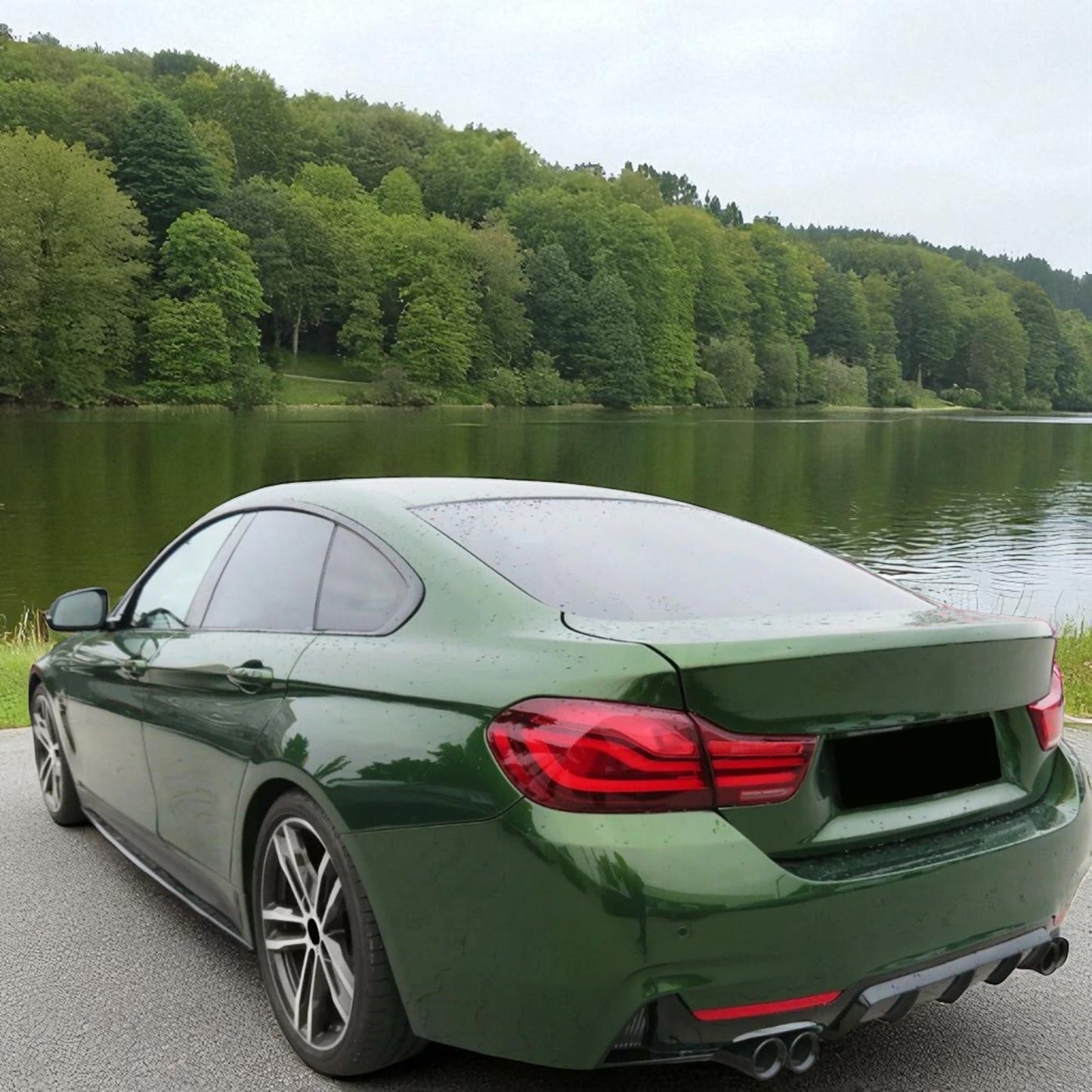 💫Diffusore Posteriore Performance Carbonio Doppio Scarico per BMW Serie 4 F32💫