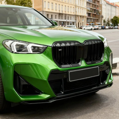 💫 Splitter Anteriore Nero Lucido Per BMW X1 U11 Versione Sportiva 2023 2024💫