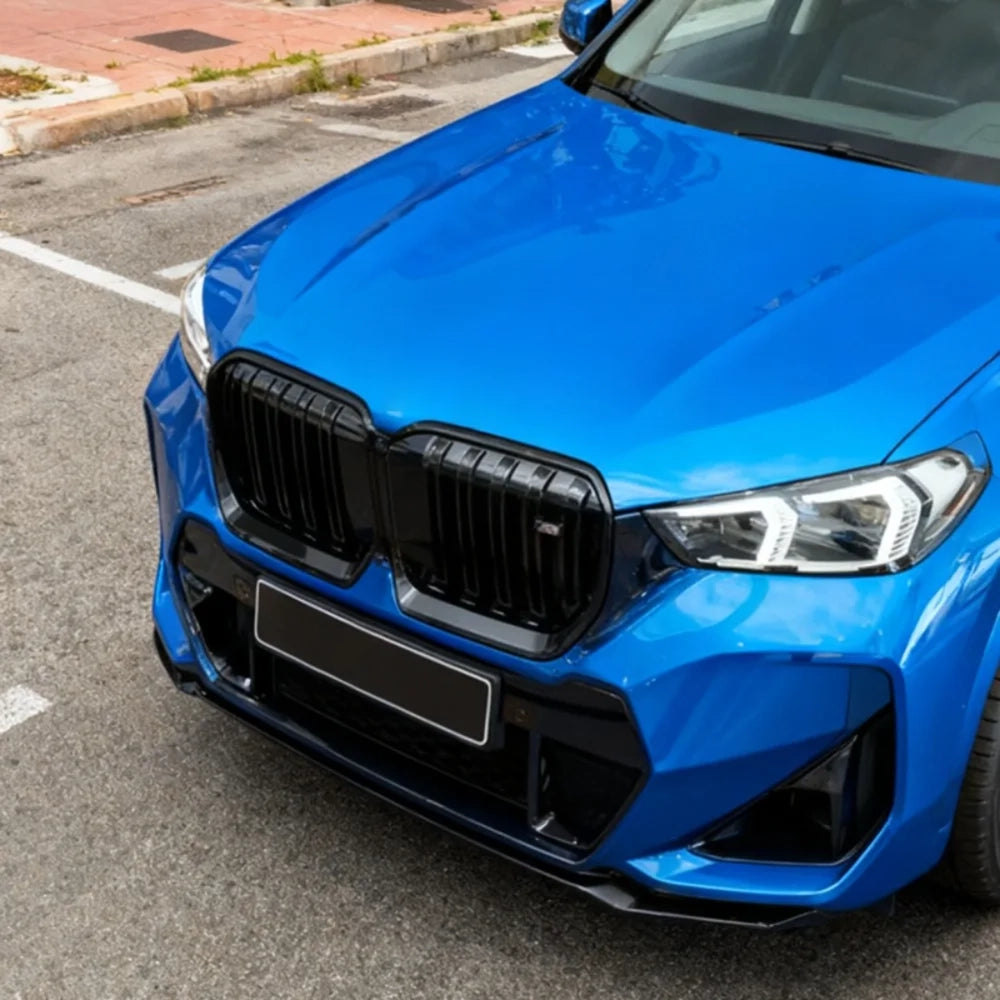 💫 Splitter Anteriore Nero Lucido Per BMW X1 U11 Versione Sportiva 2023 2024💫