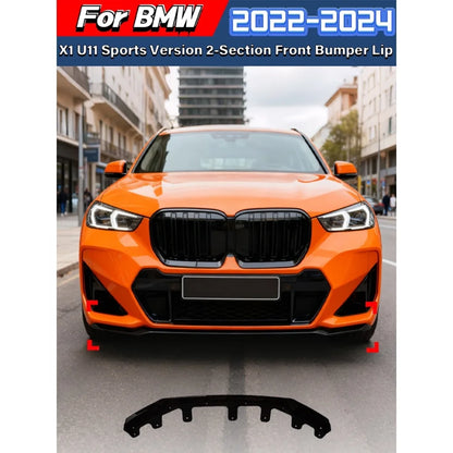 💫 Splitter Anteriore Nero Lucido Per BMW X1 U11 Versione Sportiva 2023 2024💫